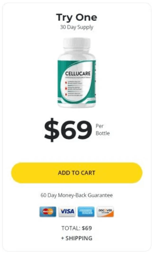 CelluCare buy now 1 bottle